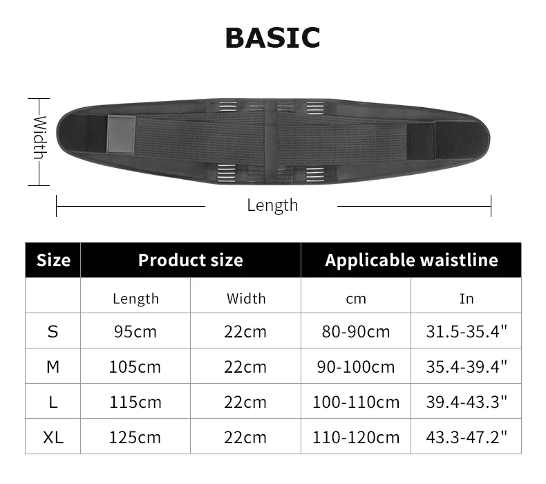 Adjustable Sports Sweat Postpartum Shaping Double-belt Zipper Waist  Support