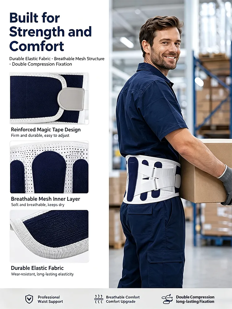 Breathable Mesh Waist Brace OEM product view